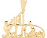 #1 god mother Women&#39;s Charm 14kt Yellow Gold 198980 - $89.00
