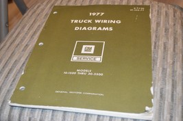 1977 Chevrolet GMC 10-1500 30-3500 Truck Wiring Electrical Diagrams Shop Manual - $29.99