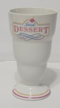 Vintage HIMARK Just Dessert Ice Cream Float Sundae Pedestal Cup Dish - $7.69