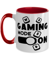 Gaming mode on , red Two Tone Coffee Mug. Model 60075  - £18.91 GBP