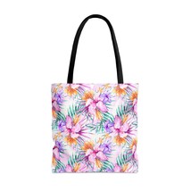 Tote Bag, Summer Floral Tote Bag, Tropical Hibiscus,  3 Sizes Available - £22.38 GBP+