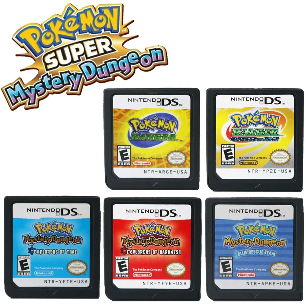 DS Game Pokemon Mystery Dungeon Series Cards Explorers of Darkness/Ranger/Blue - £15.14 GBP