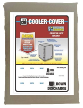 Dial 4524443 29&#39;&#39; H X 41&#39;&#39; W Evaporative Cooler Cover, Polyester, Gray - $31.12