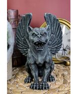 Winged Lioness Gargoyle Statue 6.5&quot;Tall Safari Giant Cat Feline Lion Not... - $39.01 CAD