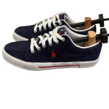 Polo Ralph Lauren Navy Blue Humberto Sneakers Mens Size 11D Lace-up Preppy - $19.00