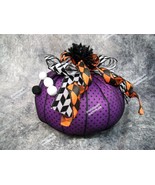Cute Purple Decorative Pumpkin Halloween Themed Decor Small Plush Decora... - $255.81 MXN