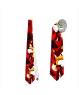 Necktie Sonic Tails Knuckles Silver Hedgehog Rouge Amy Shade Jet Tie Cos... - £19.97 GBP