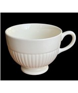 Wedgwood Etruria Barlaston Edme Ribbed Tea Cup Coffee Mug Cream - $8.31