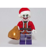 Minifigure Custom Toy Figure Joker Santa Claus Christmas - $6.50