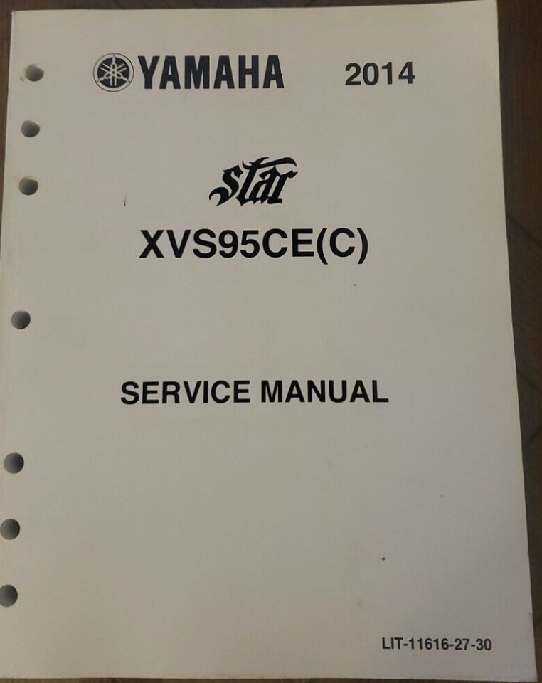 2014 2015 Yamaha Star Boulon XVS95CE(C) Service Atelier Manuel LIT-11626... - $70.52