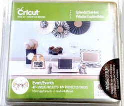 Cricut Cartridge Splendid Soirees Crafting Scrapbook Card Making 47 Proj... - £7.72 GBP