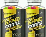 (2 Pack) OFFICIAL King Cobra Gummies for Men, KingCobra Male Gummies For... - $74.99