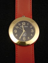 Wrist Watch Bord a&#39; Bord French Uni-Sex Solid Bronze, Genuine Leather B11 - £101.65 GBP