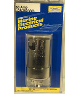HUBBELL WIRING DEVICE-KELLEMS HBL63CM65 Locking Plug,125/250V,50A,3P,4W,3PH - €144,17 EUR