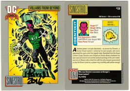 Paris Cullins SIGNED Green Lantern 1991 DC Comic Art Trading Card ~ SINE... - £7.77 GBP