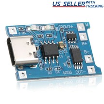 10Pcs Tp4056 5V 1A Usb Type-C Usb-C Lithium Battery Charging &amp; Protection Board - £14.17 GBP