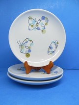 Pottery Barn Butterfly  8&quot; Salad Dessert Plates  Bundle of 3 - £11.94 GBP