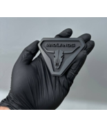 Car Fender Badlands Long Horn Emblem Badge Black on M-Black Ford Bronco SUV - $779.93 MXN