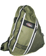Messenger Sling Body Bag Backpack OLIVE School Pack Big Sport Day Hike C... - £17.93 GBP