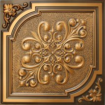 Dundee Deco Victorian Botanical Antique Gold Glue Up or Lay in, PVC 3D Decorativ - £15.65 GBP+