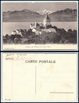 SWITZERLAND Postcard - Chateau de Vufflens et le Mont Blanc R10 - £3.05 GBP