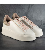 Ash Moby Strass Leather Sneaker Women&#39;s Color White Rhinestone Size US 9... - $2,426.79 MXN