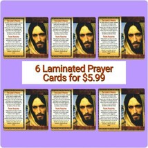 6 Padre Nuestro Our Father Lords Prayer Laminated Prayer Emmaus Retreat ... - £7.31 GBP