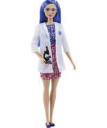 Barbie Scientist Doll 12 in Blue Hair, Color Block Dress, Lab Coat Plus ... - $17.13 CAD