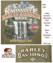 Harley Davidson 2007 Knoxville, TN - Olive Green 2XL Sleeveless T-Shirt - £15.69 GBP