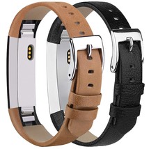 Leather Bands Compatible With Fitbit Alta/Alta Hr Bands, Genuine Leather Replace - £25.65 GBP