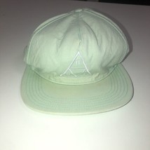 HUF Customade Headwear SnapBack Cap Hat Adjustable Mint Green Triangle Logo - $5.93