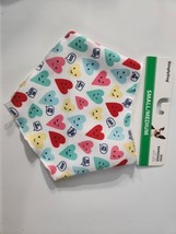 SimplyDog Small/MD Dog Bandana Valentines Day Hearts XOXO Kisses Love Yo... - £5.07 GBP