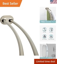 NeverRust Double Curved Shower Curtain Rod, 50-72” Satin Nickel - Easy I... - €73,34 EUR