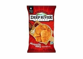 Deep River Snacks Mesquite BBQ Kettle Cooked Potato Chips, 8-Ounce (Pack of 12) - £46.90 GBP