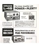 1975 Drake Co Linear Amplifier L-4B MN-2000 Advertisement Electronics DW... - $460.52 MXN