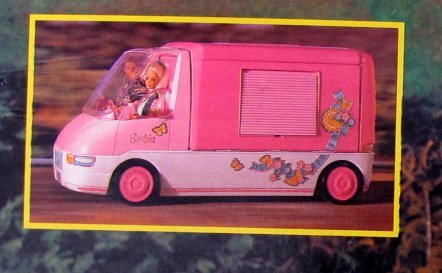 Barbie magical motorhome 1990 hotsell