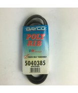 Genuine Dayco Poly Rib Automotive Tensioner Belt 5040385-4PK0980 A2 - $15.99