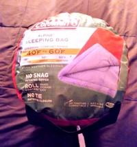 Coleman Alpine Sleeping Bag New 33 x 75 in 40-60 degree - £33.02 GBP