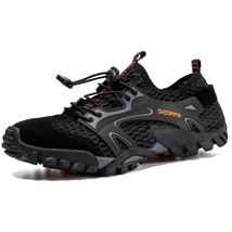Men&#39;s Outdoor Hiking Shoes High Quality Breathable Male Sneaker Multifunctional  - £47.84 GBP