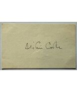 Alistair Cooke (d. 2004) Signed Autographed Vintage 3x5 Index Card - $458.60 MXN