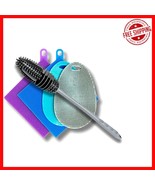 Efficient Dual-Sided Kitchen Sponges - 5-Pack Food-Grade Silicone &amp; Brus... - $57.28 CAD