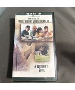 LDS Family Search How To Use The Family History Library Catalog VHS Begi... - €8,55 EUR