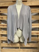 Jessica Howard Open Front Silver Glitter Sweater Woman's Size M KG JD - $9.89 Jessica Howard Open Front Silver Glitter Sweater Woman's Size M KG JD - $9.89