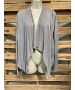 Jessica Howard Open Front Silver Glitter Sweater Woman&#39;s Size M KG JD - €8,58 EUR