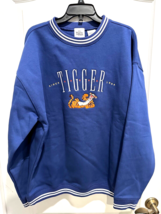 Disney Parks Tigger Embroidered Pullover Sweatshirt XL since 1966 Blue - £78.28 GBP
