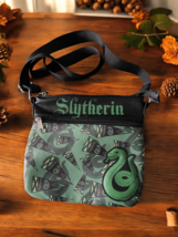 SLYTHERIN Harry Potter Green&amp; Black Purse Crossbody Adjustable Strap - $19.99