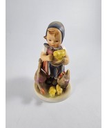Vtg  &quot;FEEDING TIME&quot; by W. Goebel Hummel Figurine 199 /0  W. Germany Rare - £73.65 GBP