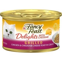 Fancy Feast Purina Grilled Feast in Gravy Canned Wet Cat Food- 3oz cans (24) - £29.76 GBP+