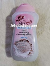 Veet gold rice &amp; milk total whitening cleansing toner.spf 15.300ml - $26.99