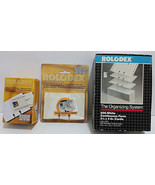 ROLODEX Card Lot Business Sleeves Slotted / Combination Refills Continuo... - £17.50 GBP